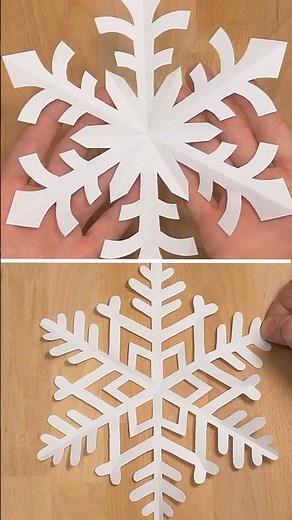 CUTTING SNOWFLAKE OUT OF PAPER VERY FAST | PAPER SNOWFLAKE | INCLART