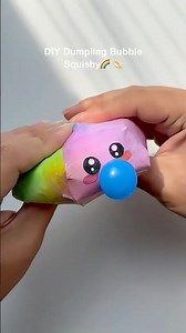 DIY Dumpling Bubble Squishy🌈🥟 #craft #crafts #papercraft #diy #craftideas #squishy #diycrafts