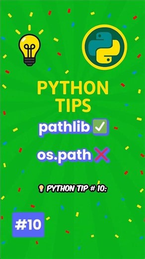 💡Python Tip #10: Use pathlib instead of os.path #shorts #pythontutorial