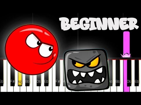 Red Ball 4 - Boss Theme | Piano Tutorial (Slow & Easy)