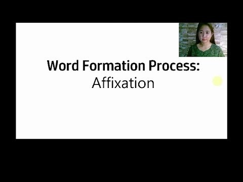 Word Formation Process Part 2: Affixation