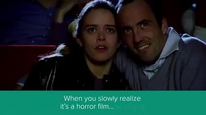 256K views · 222 reactions | When he surprises you with movie tickets on a week night, be soft. When you slowly realize it’s a horror film…be strong. | Angel Soft | Facebook