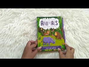 Roars And Claws Animals Magic Water Colouring (Magical Pictures to Paint Again and Again)