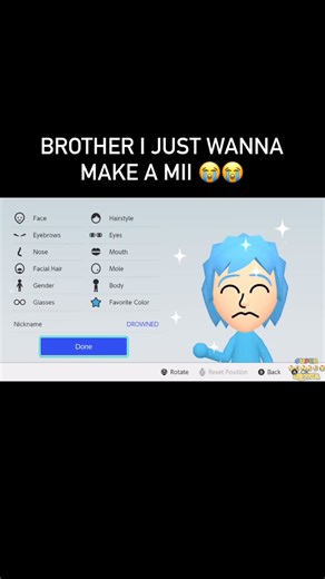 Aaron || Cherrim 🌸🌸 on Instagram: "When your Switch doesn’t allow scary Miis - - - - - - - - - - - - - #nintendo #nintendomemes #nintendoswitch"