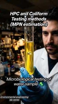 Microbiological testing of water sample 🦠| HPC | Total Coliform tests #experiment #waterquality #lab