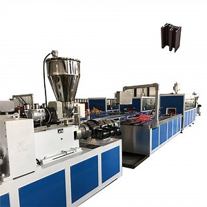 [Hot Item] Twin Conical Screw Extruder PVC Cable Duct Trunking Profile Extrusion Machine