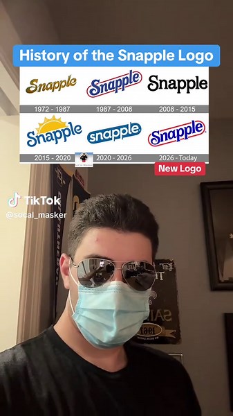 History of the Snapple Logo #snapple #logo #2026 #socalmasker | logos