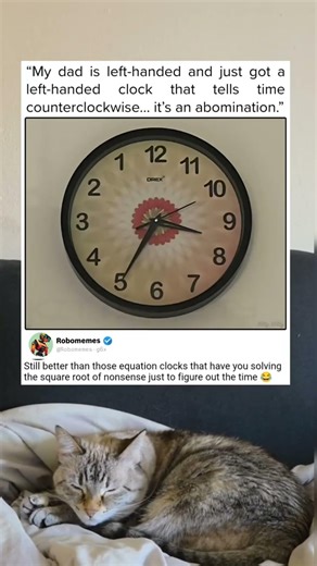 This clock make my brain hurt