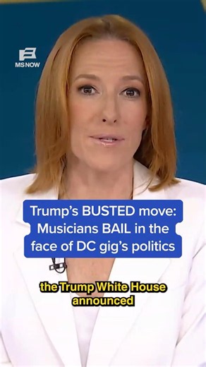 Trump's BUSTED move: Musicians BAIL in the face of DC gig's politcs