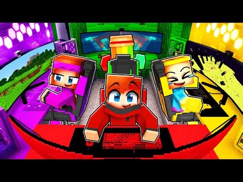 J'ai créé une SALLE GAMING à 4 sur Minecraft !