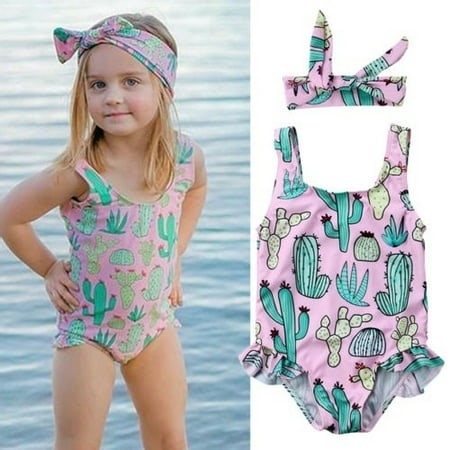New Fashion Cute Newborn Kids Baby Girl Swim Swimsuit Swimwear Swimming One-piece Bikini Costume - Walmart.ca