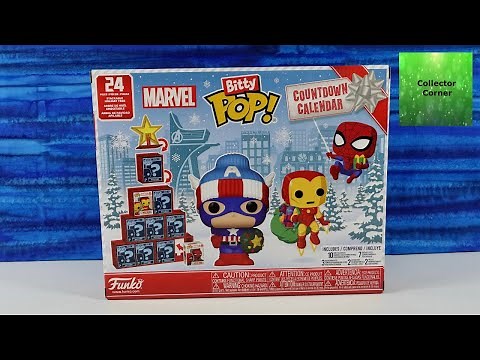 Marvel Funko Bitty Pop Countdown Calendar Blind Box Unboxing