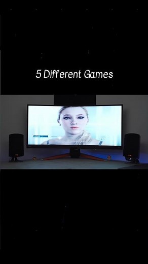 PS5 on Ultra Wide Curved Monitor