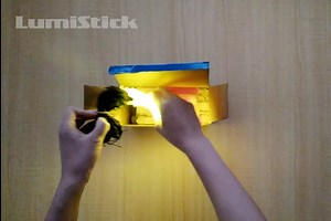 6 Inch Premium Glow Sticks | 15mm Thick Flat Bottom Illuminating Glowing Sticks | Waterproof & Non-Toxic Light Up Neon Sticks with Hook for Camping & Hiking (500 Glow Sticks, Red)