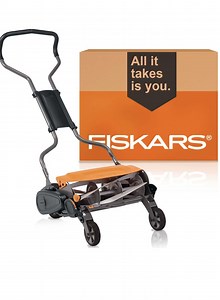 Fiskars StaySharp 18” Push Reel Mower