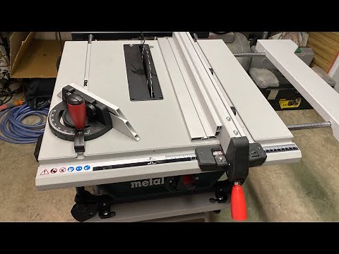 TEST METABO Scie circulaire de table 1500W TS 254 M