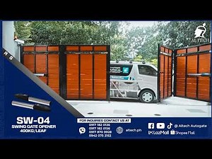 SW-04 Heavy Duty Swing Gate Opener with Limits (Bi-Folding Gate) | Filipino Automatic Gates