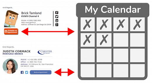 How to Add a "Schedule Meeting" Button to Your Email Signature - Gimmio
