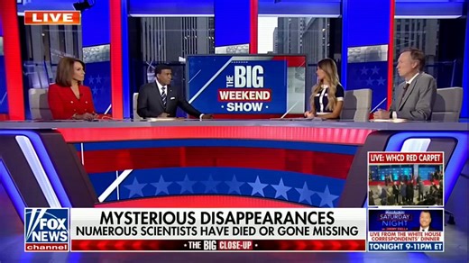 RT @FurkanGozukara: Terrifying revelation on Fox News. A prominent anchor confirms that several of the missing US nuclear scientists explic…