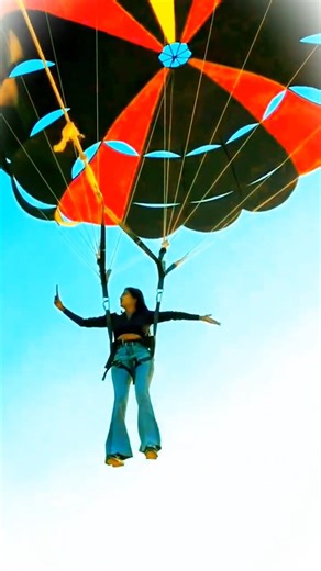 Flying Over the Ocean Ultimate Parasailing Adventure| Sky View Experience #shortsfeed #youtubeshorts