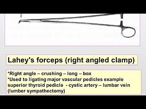 Lahey's forceps (right angled clamp |RKOT| surgical instruments #operation theatre￼
