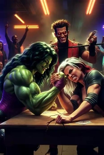 Arm Wrestling Techniques Inspired by She-Hulk