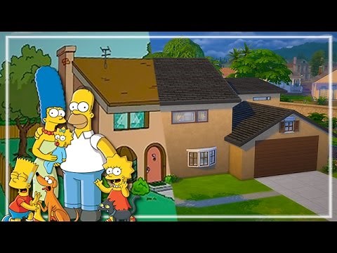 The Sims 4 Speed Build (NoCC) || The Simpsons House