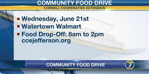 Community Food Drive coming up next Wednesday