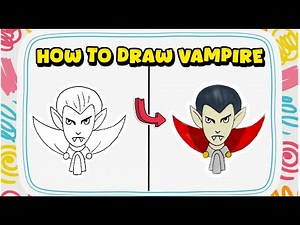 How to Draw a Vampire – Halloween Character Drawing Lesson