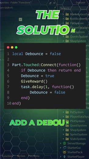 Why Your Roblox Rewards Keep Doubling! #coding #gamedev #lua #roblox #robloxdev #robloxstudio