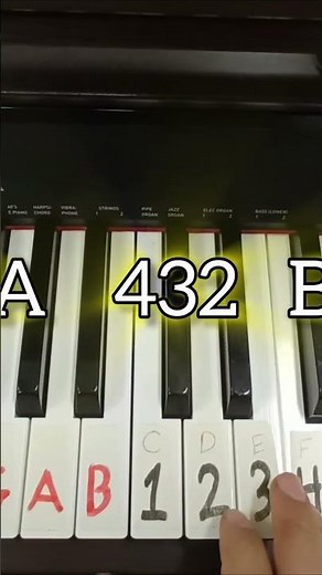 تعليم عزف بيانو بأسهل طريقة بالأرقام 🎶🎹 Jingle Bells Easy piano TUTORIAL #piano #tutorial #shorts