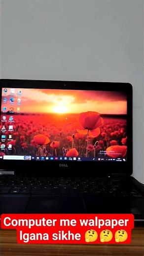 laptop/computer me walpaper lgana sikhe 🤔🤔🤔/#learningshorts /#trending