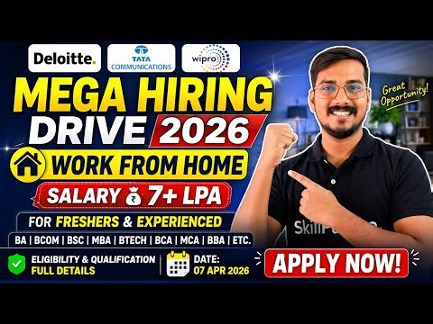Wipro + Deloitte + TCS + Accor | Freshers Jobs | Salary 5+ LPA | Latest Off Campus Jobs 2026 | Apply
