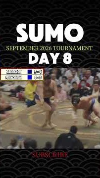 is Fujinokawa Yusho real?? | Takayasu VS Fujinokawa | Day 8 September 2026 Basho | Aki Basho 2026