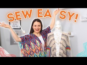 Let's sew QUICK and EASY 1-hour cover-up! Sew easy!
