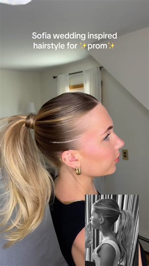 Easy Prom Hairstyle Tutorial: Sofia Wedding Inspired Ponytail