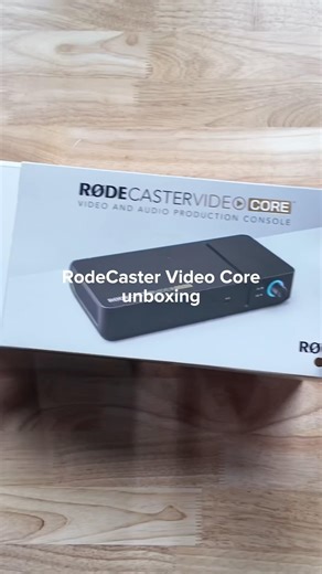 RodeCaster Video Core Unboxing #videopodcast #unboxing #asmr #rode #unbox