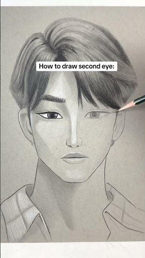 How to Draw Jinu’s Second Eye | Step-by-Step Pencil Drawing Tutorial