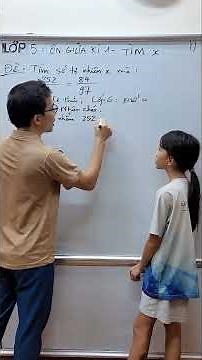 Toán lớp 5 - Ôn giữa kì 1 - Tìm x dạng phân số - Quy đồng Tử số #thaygiangdaytoan #education