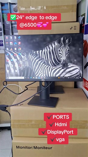 #DellMonitor #24InchMonitor #EdgeToEdge #AffordableTech #OfficeSetup 🔥 Edge-to-Edge Dell Monitor @ 6,500 Ksh! Sleek bezel-less display, perfect for office work, CCTV, home setup, gaming & business use. Clean visuals • Space-saving design • Budget-friendly price 📍 Nairobi 📩 DM / WhatsApp to order 🖥️ Trusted tech deals in Kenya