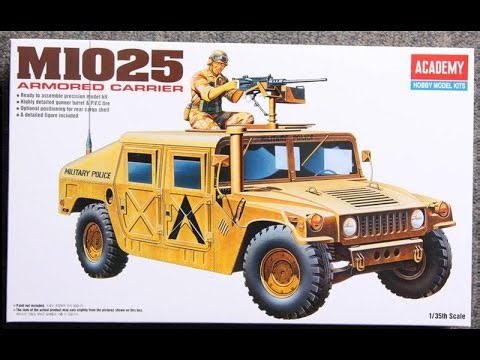 Unboxing of M1025 ,,Humvee" || Academy 1/35 || Scale model armoured vehicle