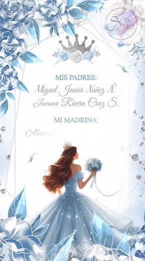 💙 LA INVITACIÓN PERFECTA PARA TU QUINCEAÑERA, DIGITAL Y PERSONALIZADA #videoinvitacion #15años