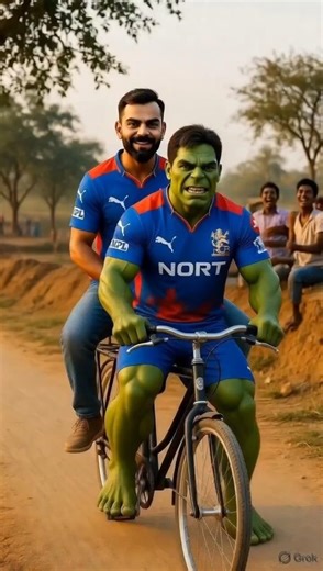 🔥💥 “Jab Virat Kohli aur Hulk ne banayi SUPER BIKE… duniya reh gayi shocked!” 😱🏍️#ai #hulk#viratkohli