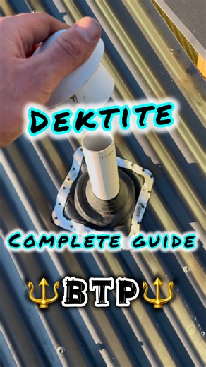 BTP Plumbing on Instagram: "🔧 DEKTITE: The Complete Guide 🔧 This is how it should be done — and I mean it. Too many installs I come across are just straight-up rough. No annular clearance. 12x25 stitch screws slapped in with zero care. If the screw spacing’s 40mm apart, that’s considered a win — and don’t even get me started on overseal. Most of the time? Non-existent. The Dektite I saw today? Weak. Sloppy. Lacklustre. That’s not how we roll at BTP. I rivet every single Dektite I install. Alwa