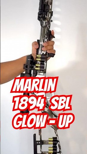 Marlin 1894 SBL Glow- up. #marlin #sbl #leveractionrifle