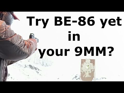 Loading 9mm with Alliant BE-86 powder