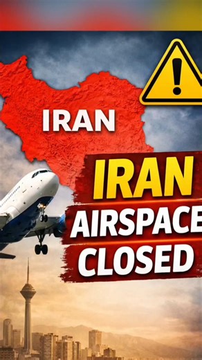 Breaking: Iran Shuts Tehran Airspace Temporarily ✈️ #Iran #News #Flights #notam #breakingnews