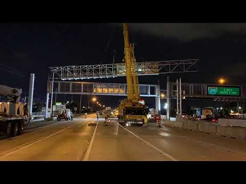 I-95 OVERHEAD SIGN STRUCTURE INSTALLATION