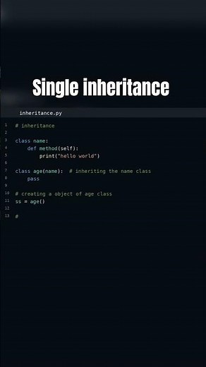 inheritance in python. #python
