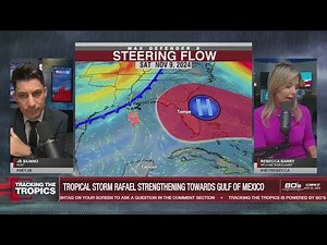 Breaking down the latest track for Tropical Storm Rafael | Tracking the Tropics